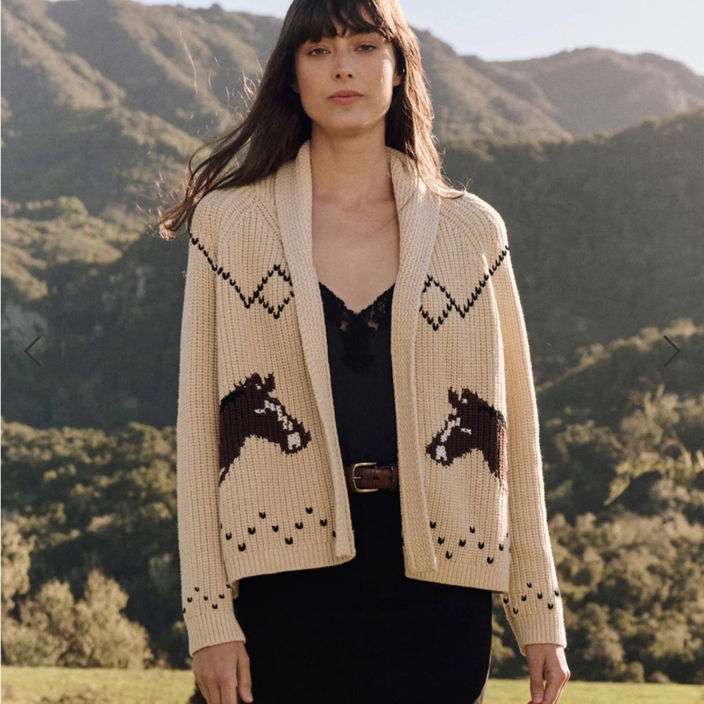 THE GREAT | Horse Lodge Cardigan Sweater | Size 1 (S)